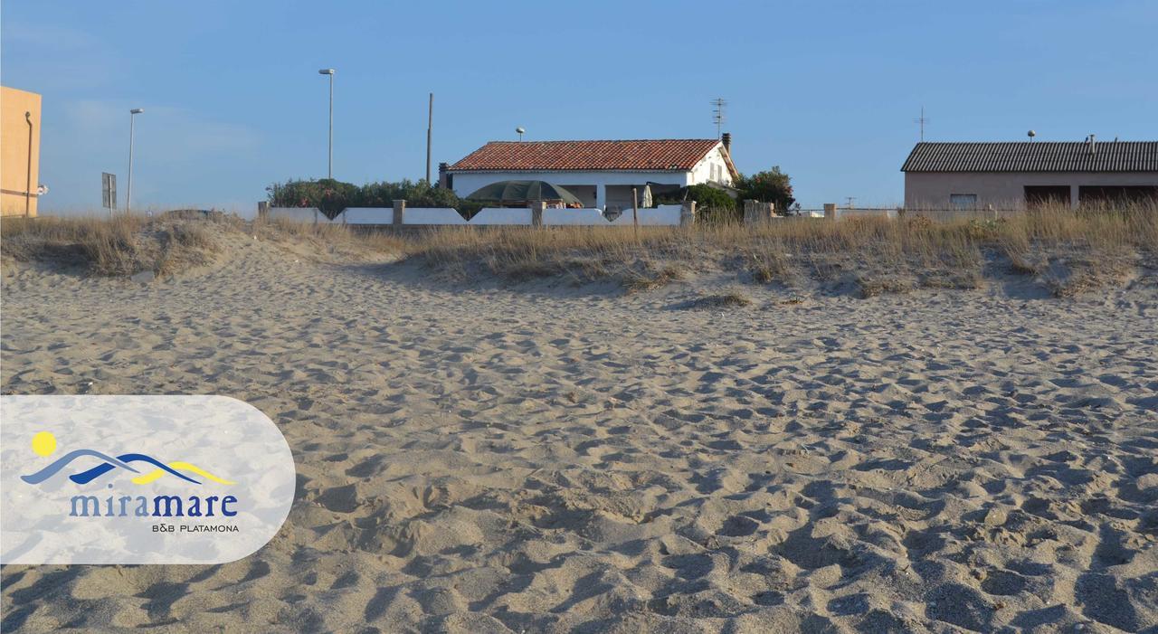Miramare Struttura Sulla Spiaggia Platamona Eksteriør billede